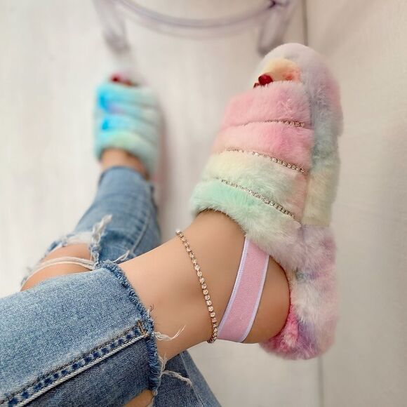 TIE DYE SLIPPER SLING BACK FOR WOMEN - Picture 1 of 5